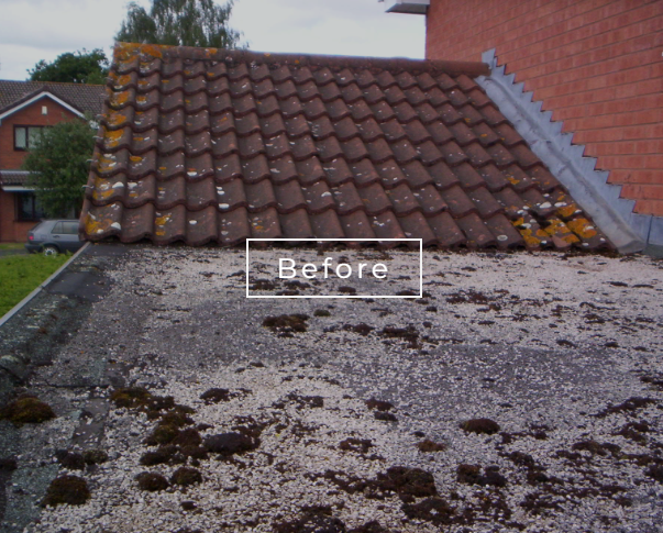 Flat Roof Damaged